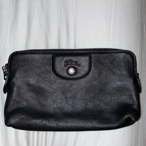 Longchamp Le Pliage Cuir Pouch